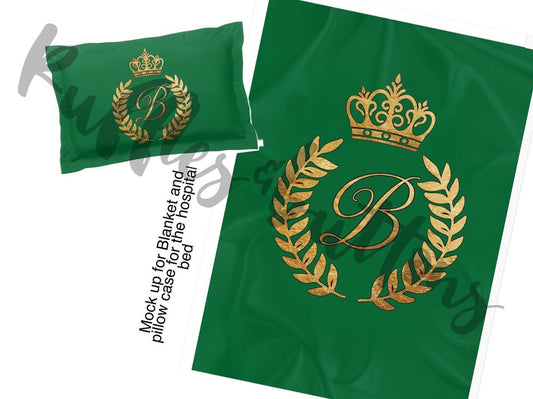 Reserved- blanket and pillowcase for the hospital bed