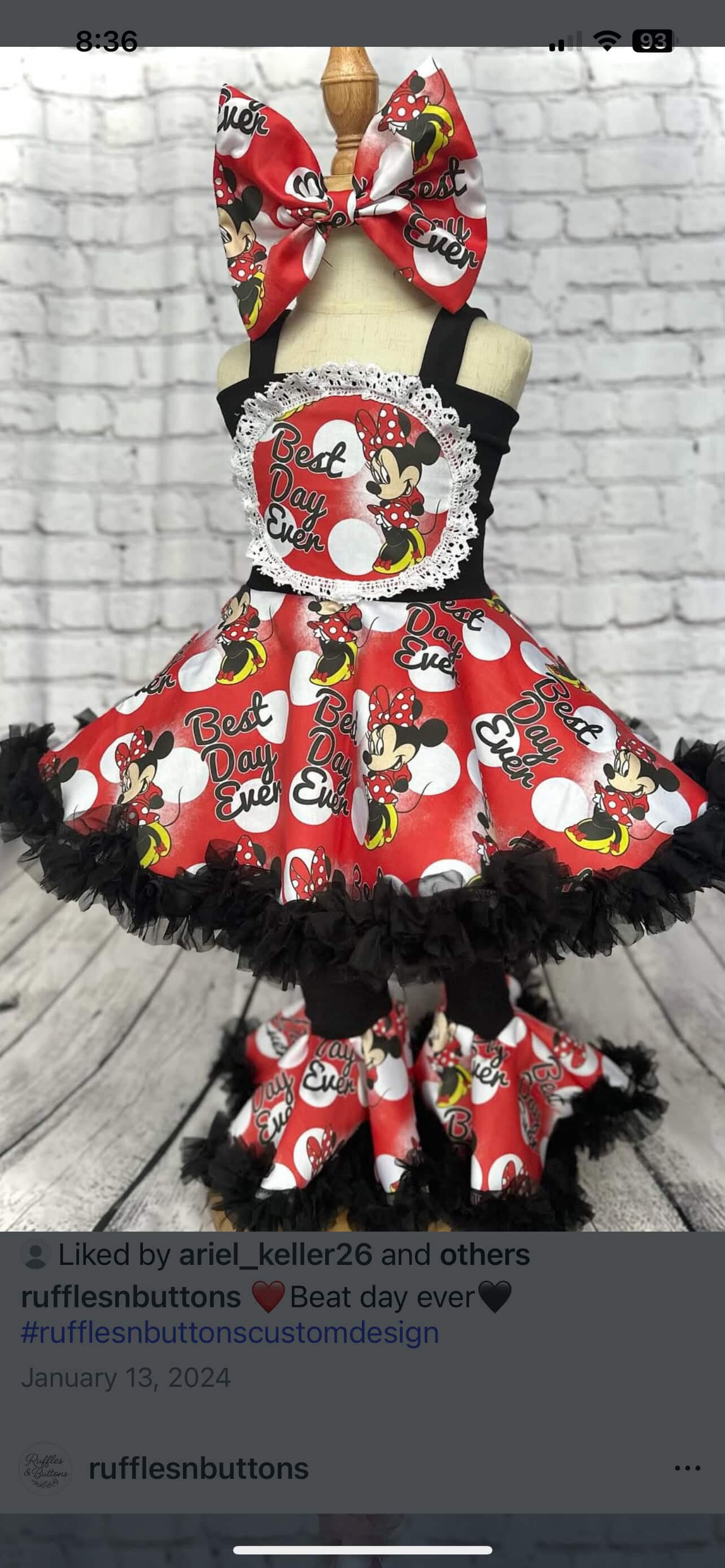 Reserved- Minnie pant set